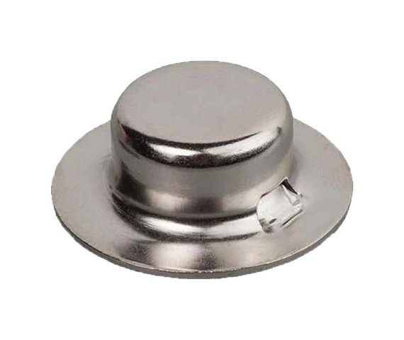 Washer Cap 1/2 Inch Stud Diameter Zinc Electroplate (100 Pieces)