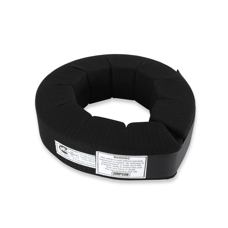 Simpson Racing Padded Neck Support - Black #23022BK