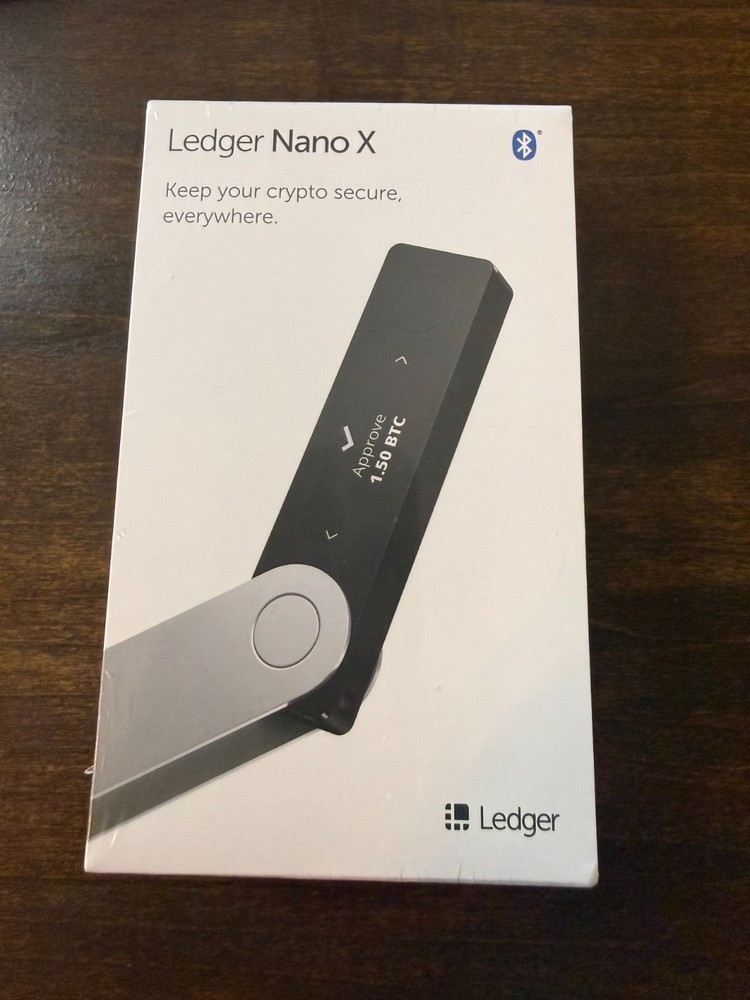 Ledger Nano X - Crypto Hardware Wallet - Bluetooth Enabled - New/Sealed