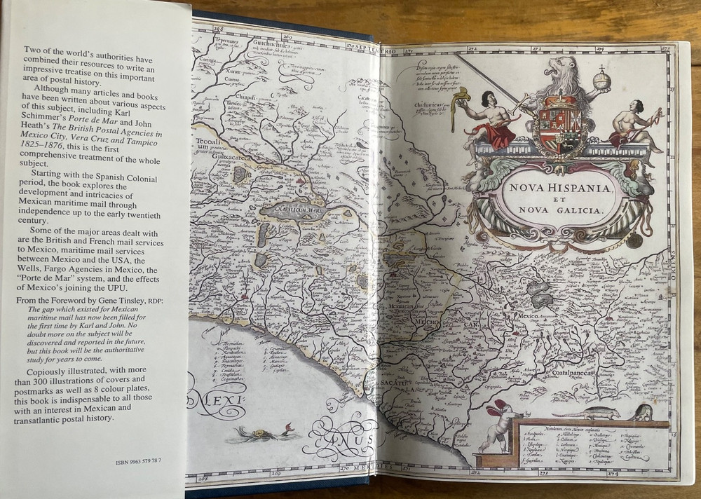 4-item lot Mexican Philately. Pulver Introduction, Maritime, Revolution British