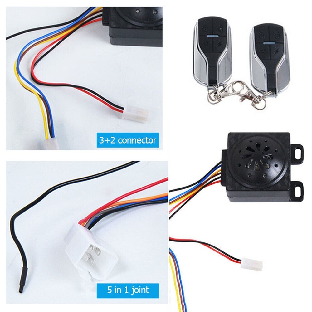 Remote Control Electric Scooter Alarm Security System Moped Antitheft Alarm