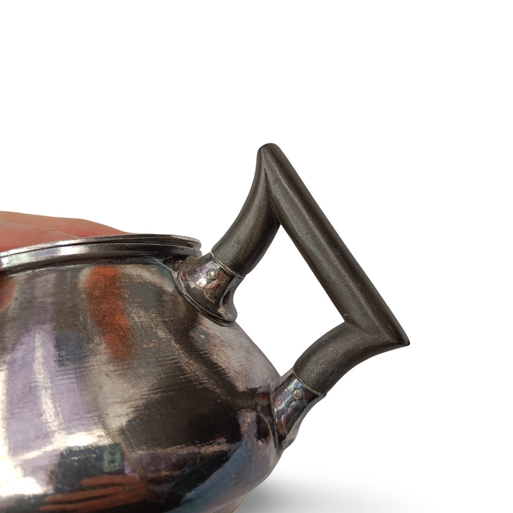 Christopher Dresser EPBM James Dixon & Sons Stackable Picknick Tea Set