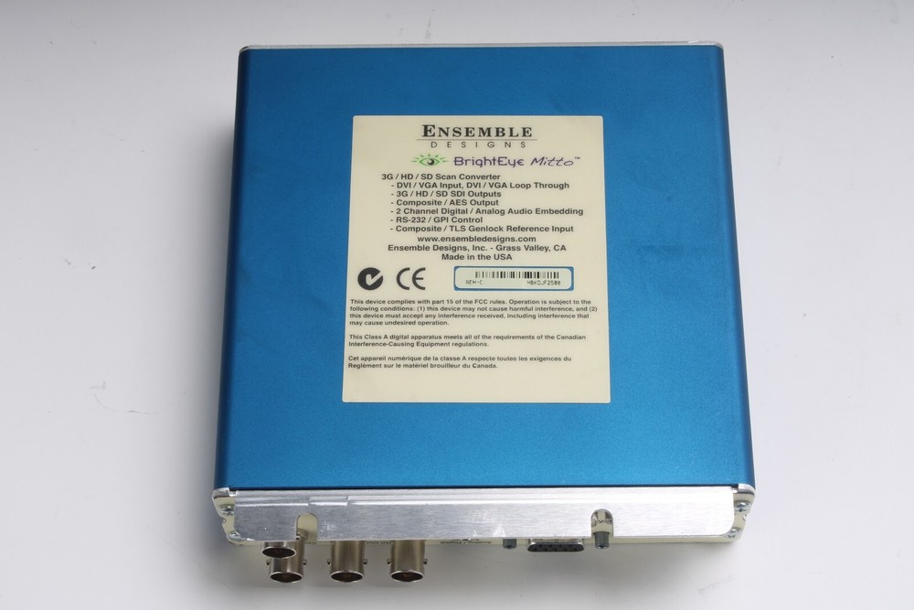 Ensemble Designs BrightEye Mitto 3G/HD/SD Scan Converter
