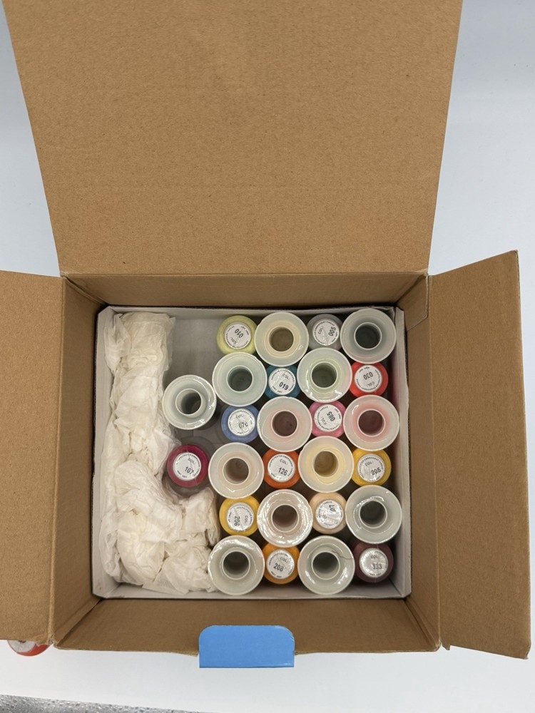 63 Colors Prothreads for Brother Polyester Embroidery Machine Thread Kit 500M