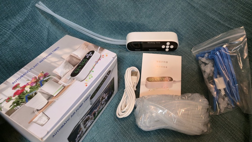 Automatic plant watering timer indoor