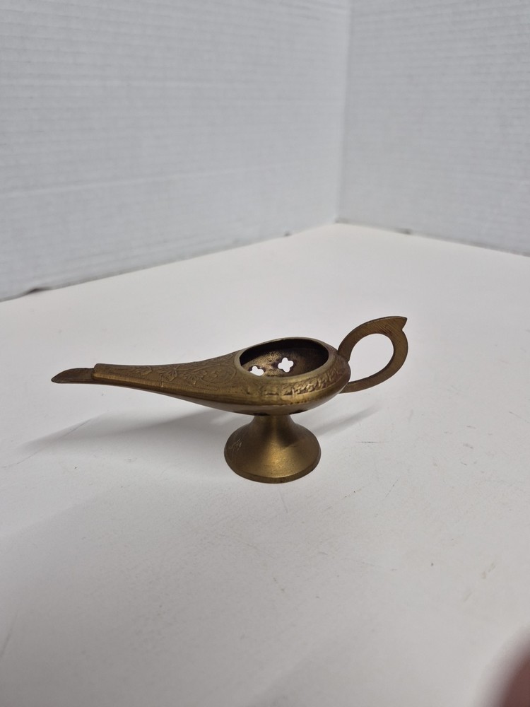 Brass Incense Burner with Handle