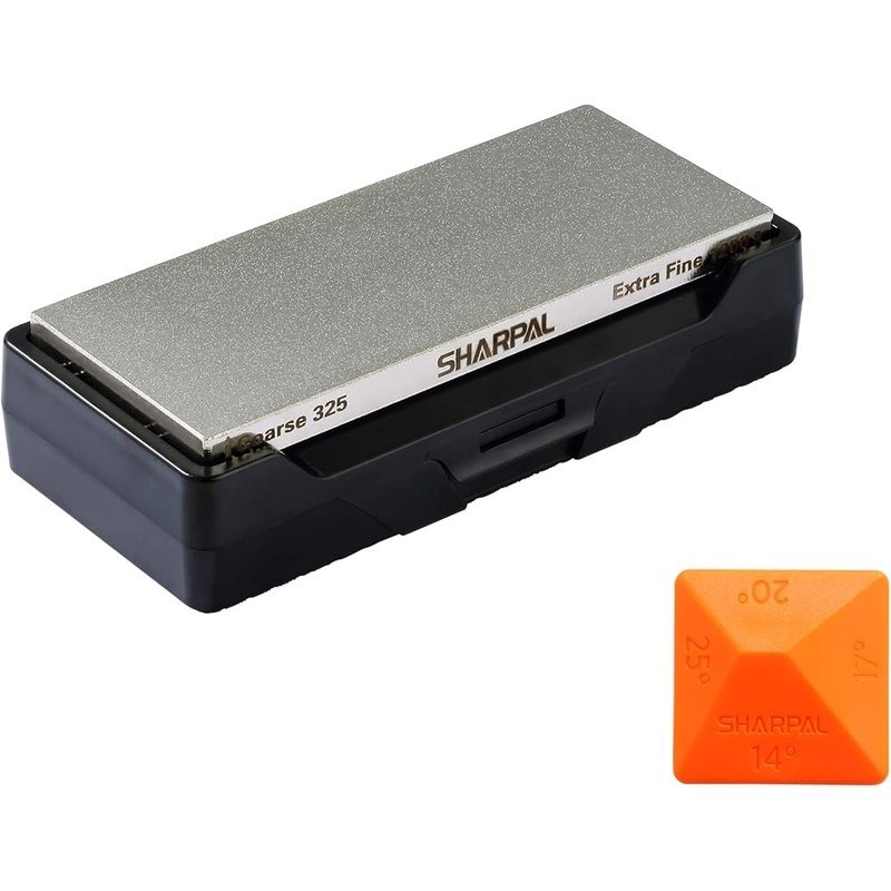 Diamond Knife Sharpener Coarse Extra Fine Dual Grit Heavy Duty Durable Tool New