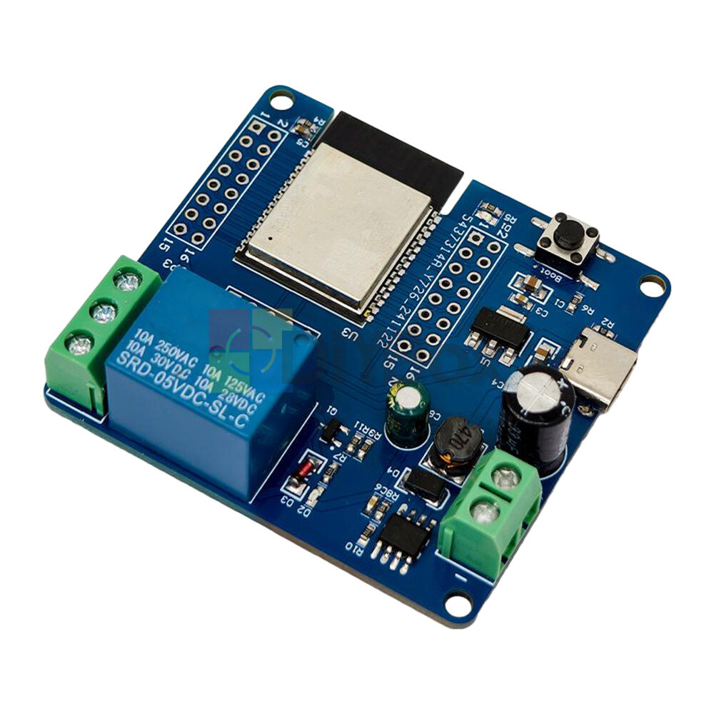 Type-C ESP32-C6 WIFI Bluetooth Development Board Single Channel Relay Module DIY