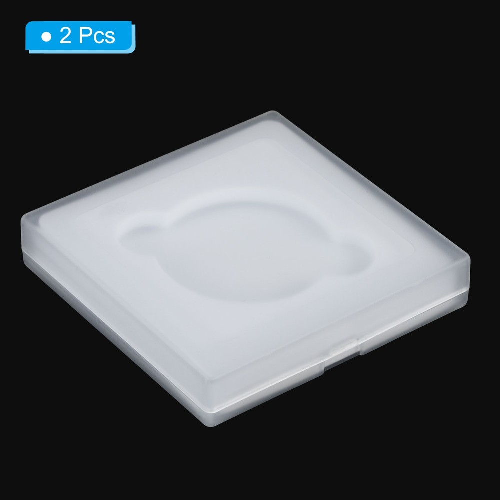 49mm Lens Filter Case, 2pcs Camera Filter Case Portable Lens Filter Box