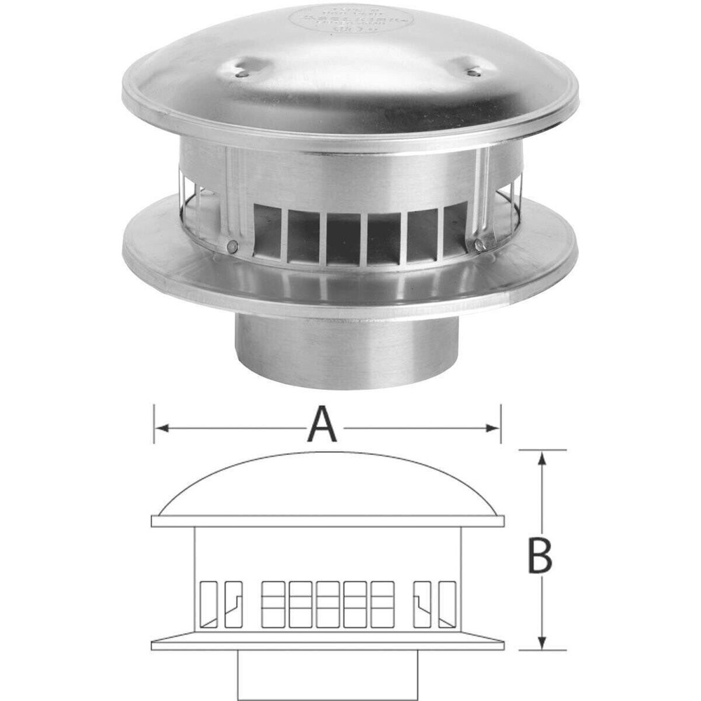 SELKIRK 3" Gas Vent Top