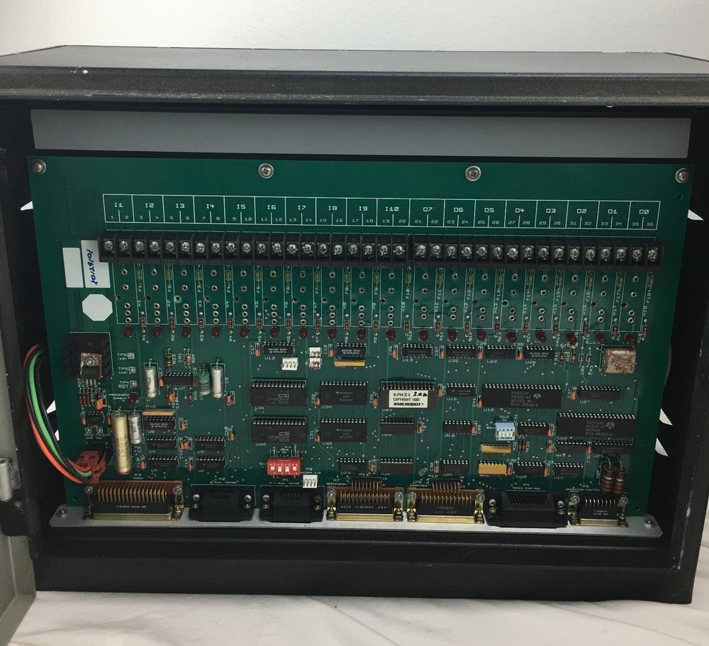 Umi-Microbot Alpha II Teach System Control 3Pc Lot UNTESTED ***NO ARM***