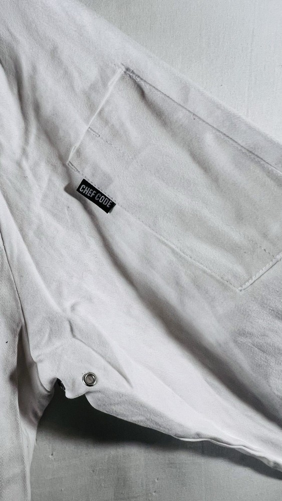 Chefs Shirt Jacket White size M Chef Code.