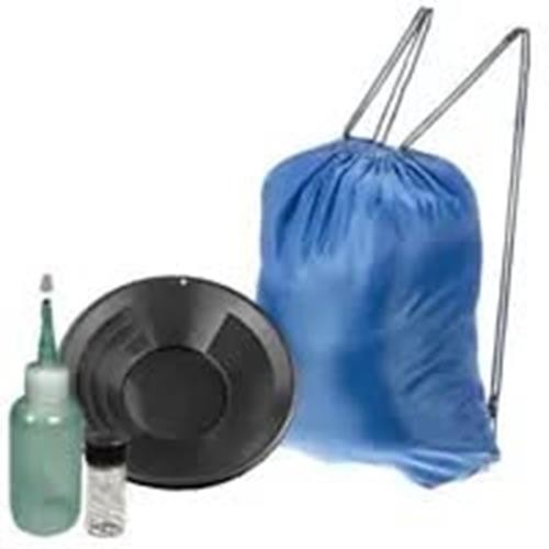 Sluice Monkey 12" Black Gold Pan Panning Kit