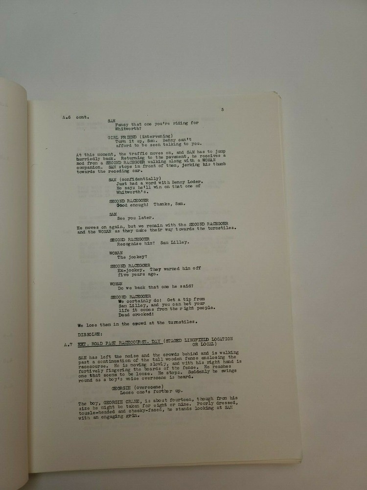 RAINBOW JERSEY / 1990's Unproduced Movie Script Screenplay