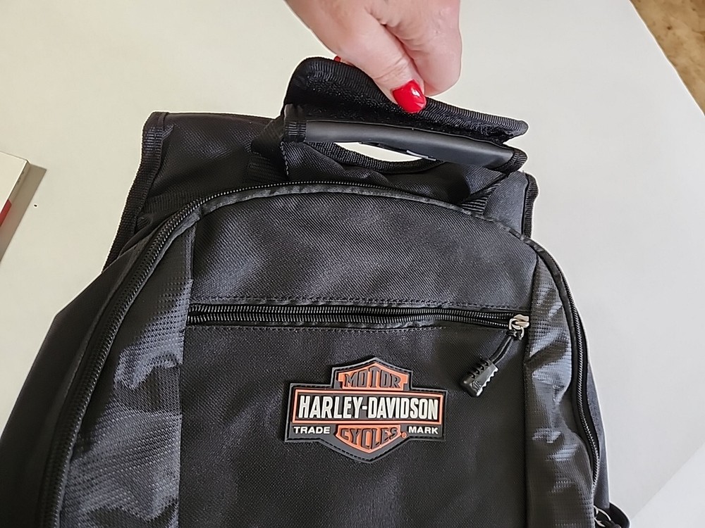 Harley-Davidson Logo Backpack Laptop Padded Back Straps - NWOT