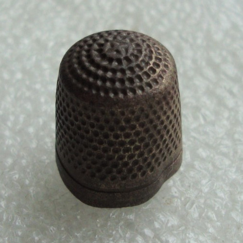 Antique Old Brass Thimble M