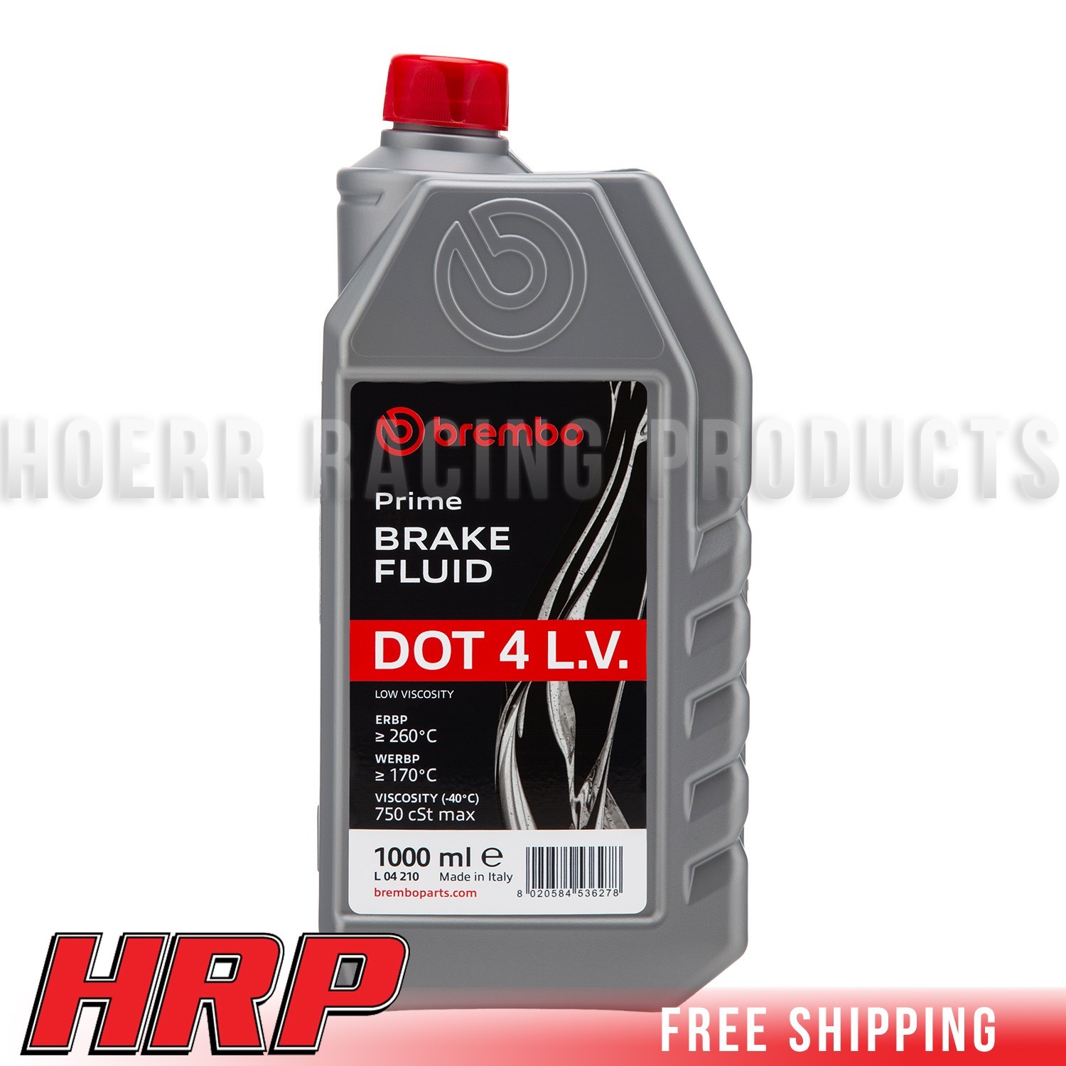 Brembo L04210 DOT 4 Brake Fluid, 1L