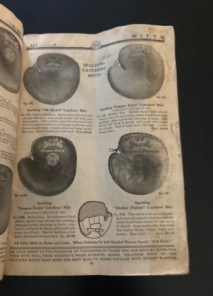 1916 Spalding Sporting Goods Spring Catalogue