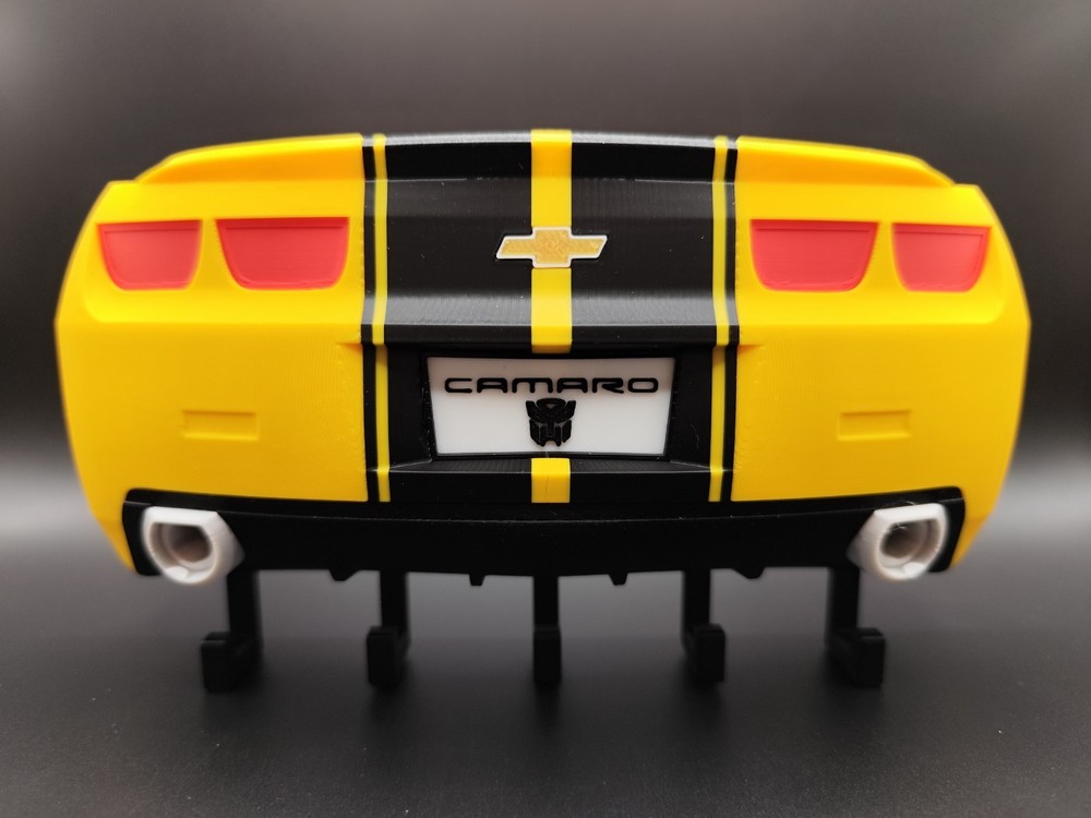 Bumblebee Camaro key hanger custom art