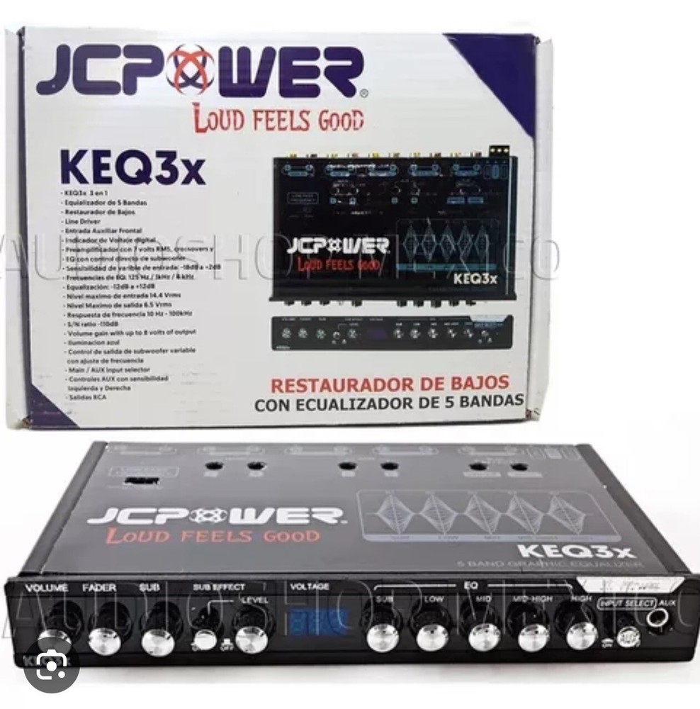 JCpower Epicenter And 5 Band Equalizer