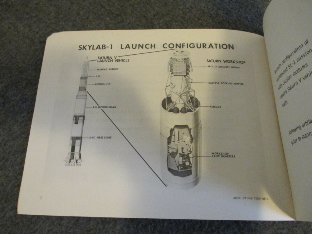 NASA APOLLO SKYLAB PROGRAM 1971 IN-FLIGHT EXPERIMENTS & SUMMARY DESCRIPTION BOOK