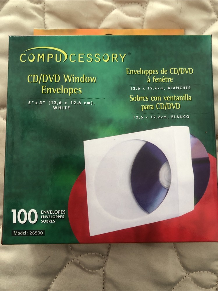 Compucessory CD/DVD Window Envelopes