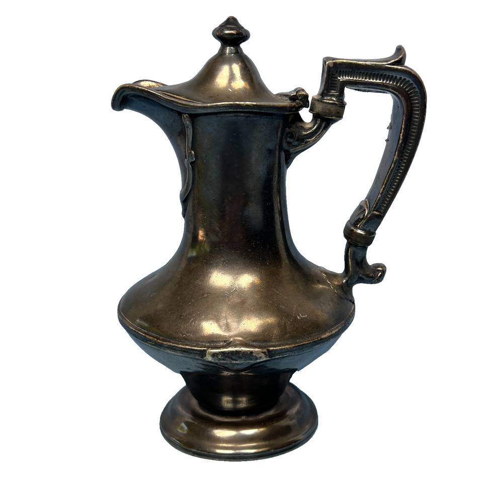 VTG 16oz Smith Silver Co Pitcher Silver Soldered 8"