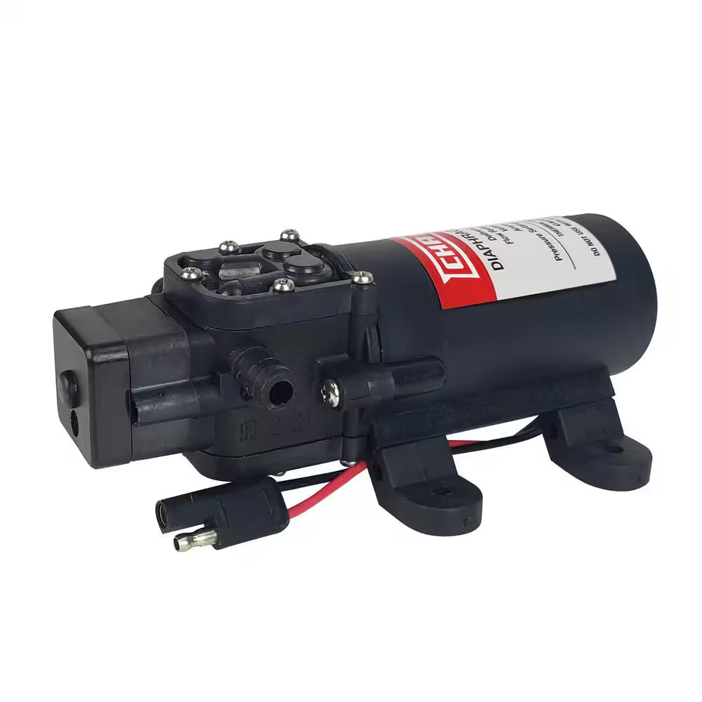 12-Volt/1.0 GPM Diaphragm Pump