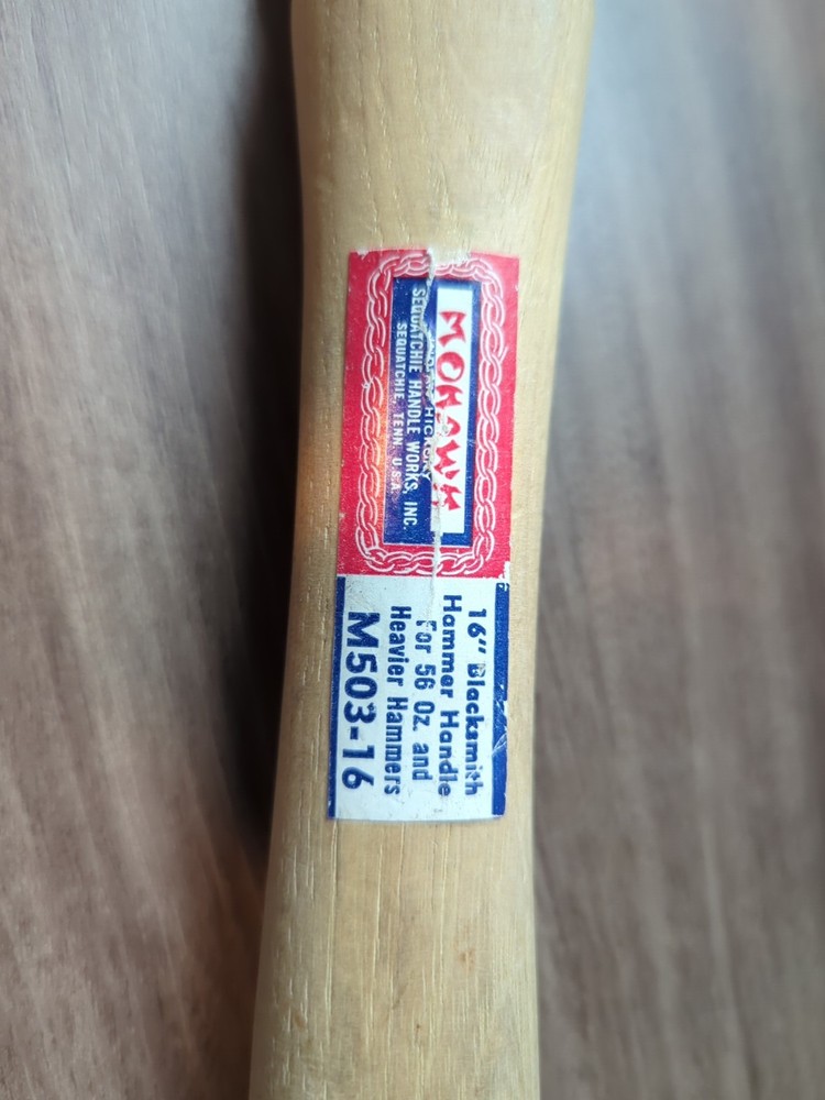 Mohawk Hickory Hammer Replacement Handle 16” M503-16 Sequatchie Handle