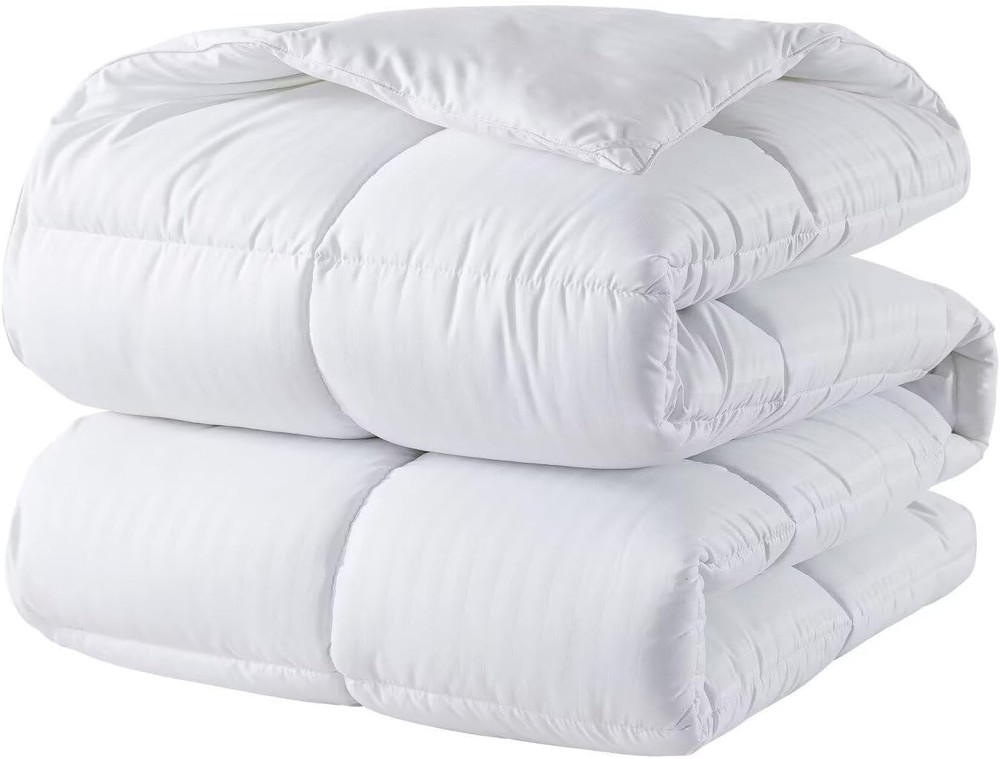 Soft Polyester Fiber Oversized King Comforter - Down Alternative for All Seasons