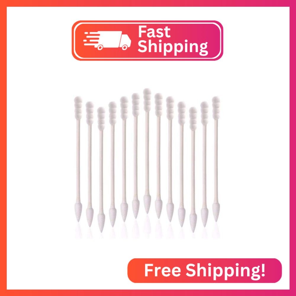 800 Pieces Cotton Swabs, Spiral Pointed Tipped with Paper Stick, Quality Cotton