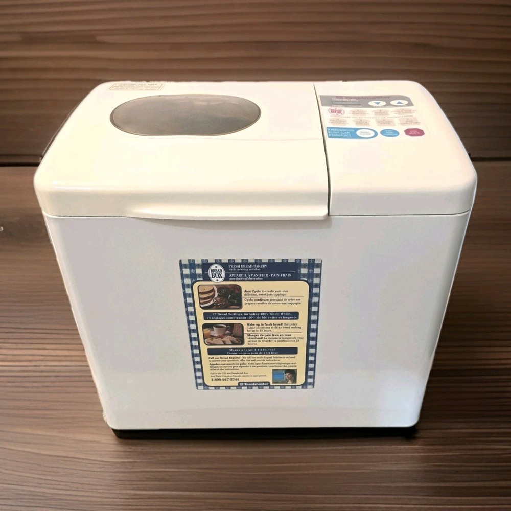 Toastmaster Automatic Bread Maker | Model 1186 | Instruction Book Included