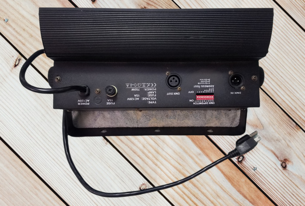 DMX Lighting Unit For Stages Adding Extra Lights Glass Face