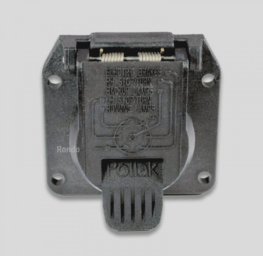 RAM Dodge replacement 7 way RV plug Vehicle side Light Plug Socket 7flat pin OEM