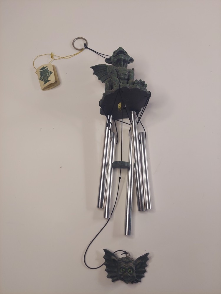 Resin Gargoyle Gaurdian Wind Chime