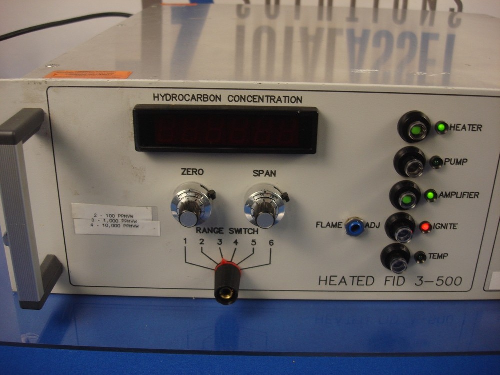 J.U.M Engineering Total Hydrocarbon Concentration Analyzer Model 3-500