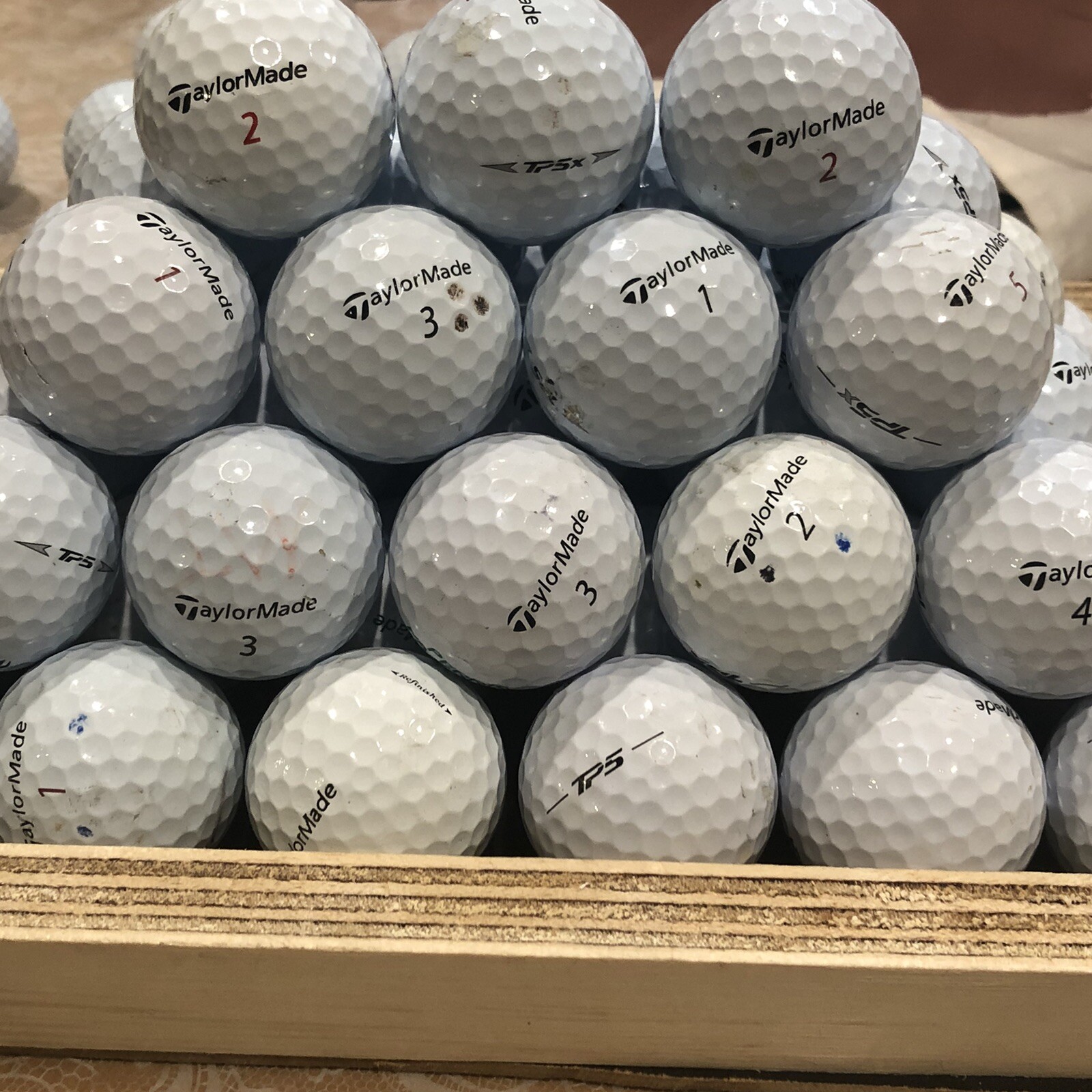 36 TaylorMade TP5 / TP5X AAA Used Golf Balls 3A- FREE SHIPPING