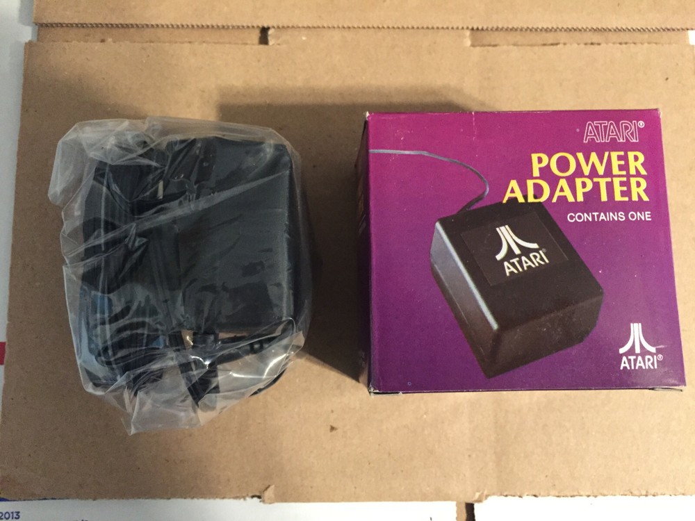2600 POWER SUPPLY AC Adapter Plug Orig Atari New Purple