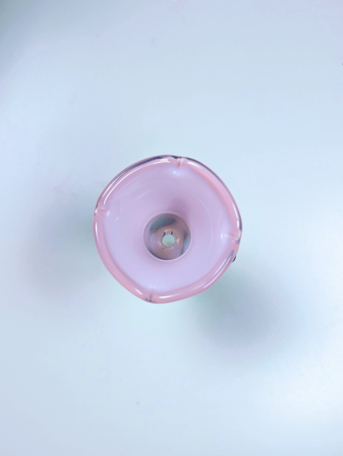 3.5" Cute Pink Rose Bowl Premium Quality 14mm Bowl Slide Bong Water Pipe