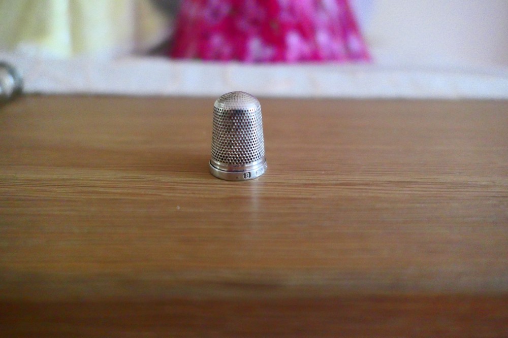 Silver Thimble Lot 2  Hallmark