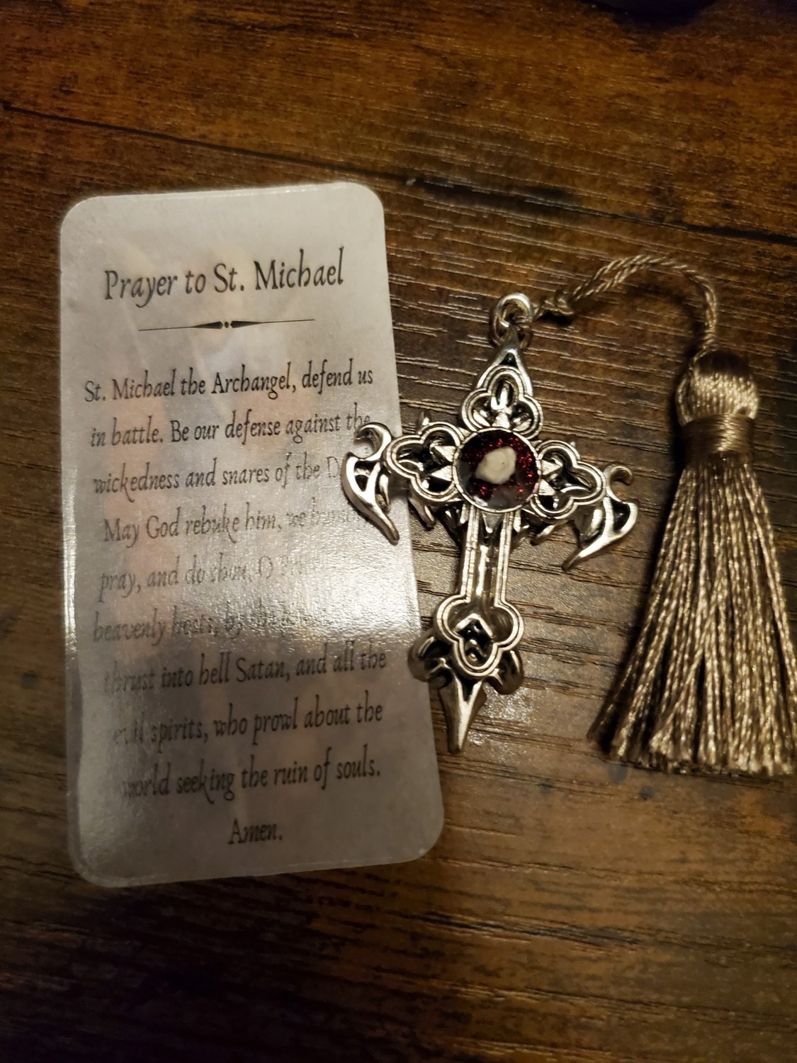 St. Michael Sword Cross Stone Cave Monte Sant’Angelo Gargano Italy