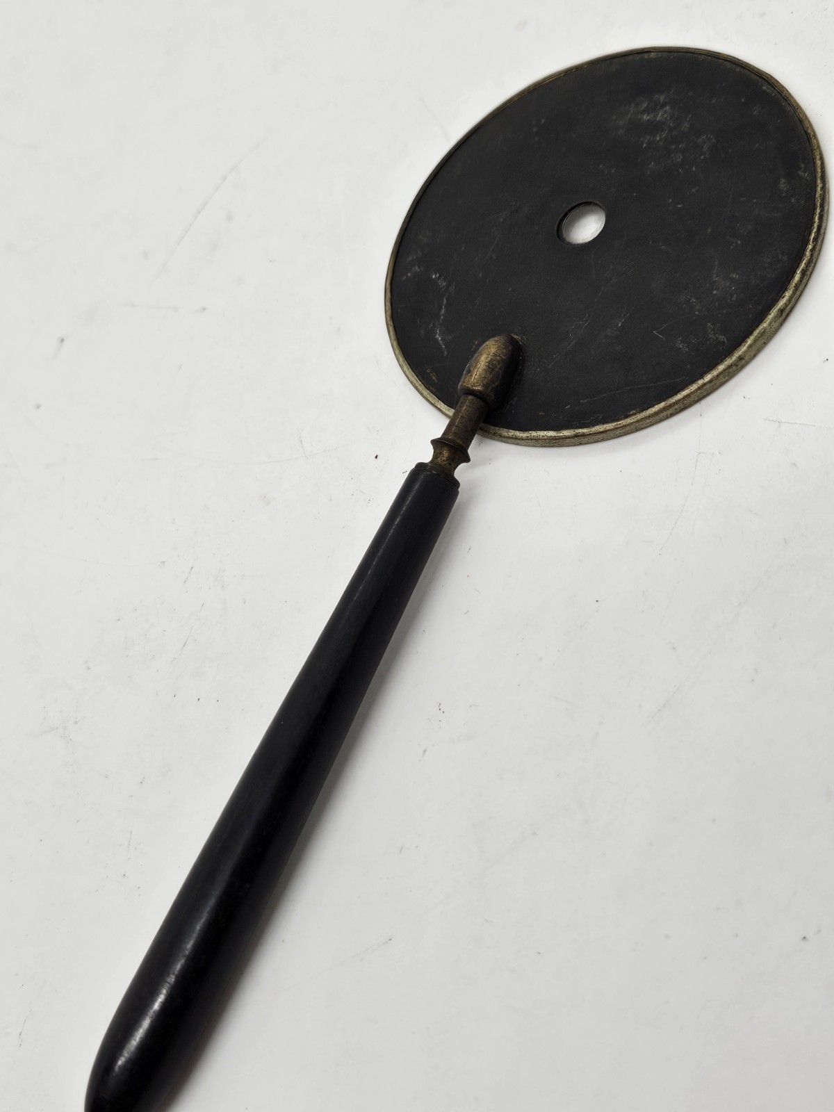 Antique 19th C. Surgeon Doctor's Opthamology Hand Held Mirror Reflector Tool