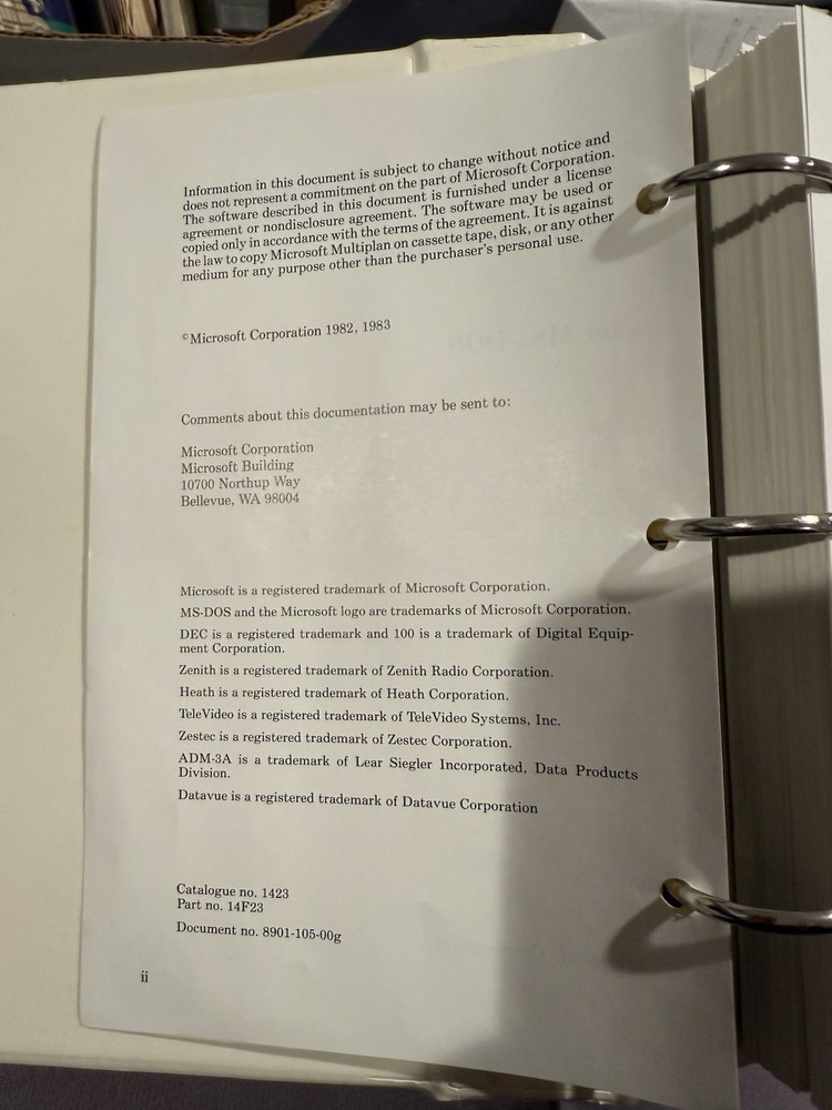 Vintage Microsoft Multiplan electronic worksheet set For MS-DOS