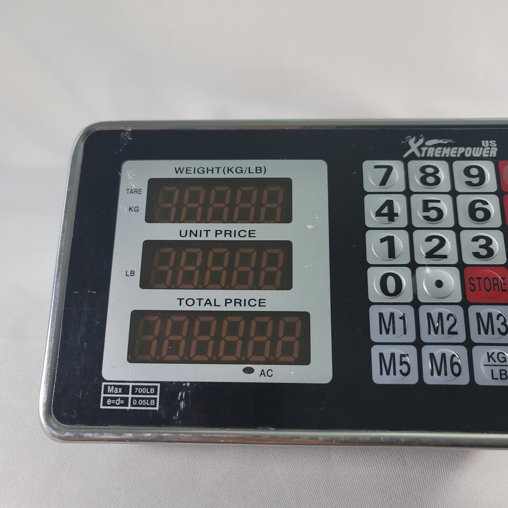 XtremepowerUS 600LB Weight Computer Scale Digital Floor Platform Shipping