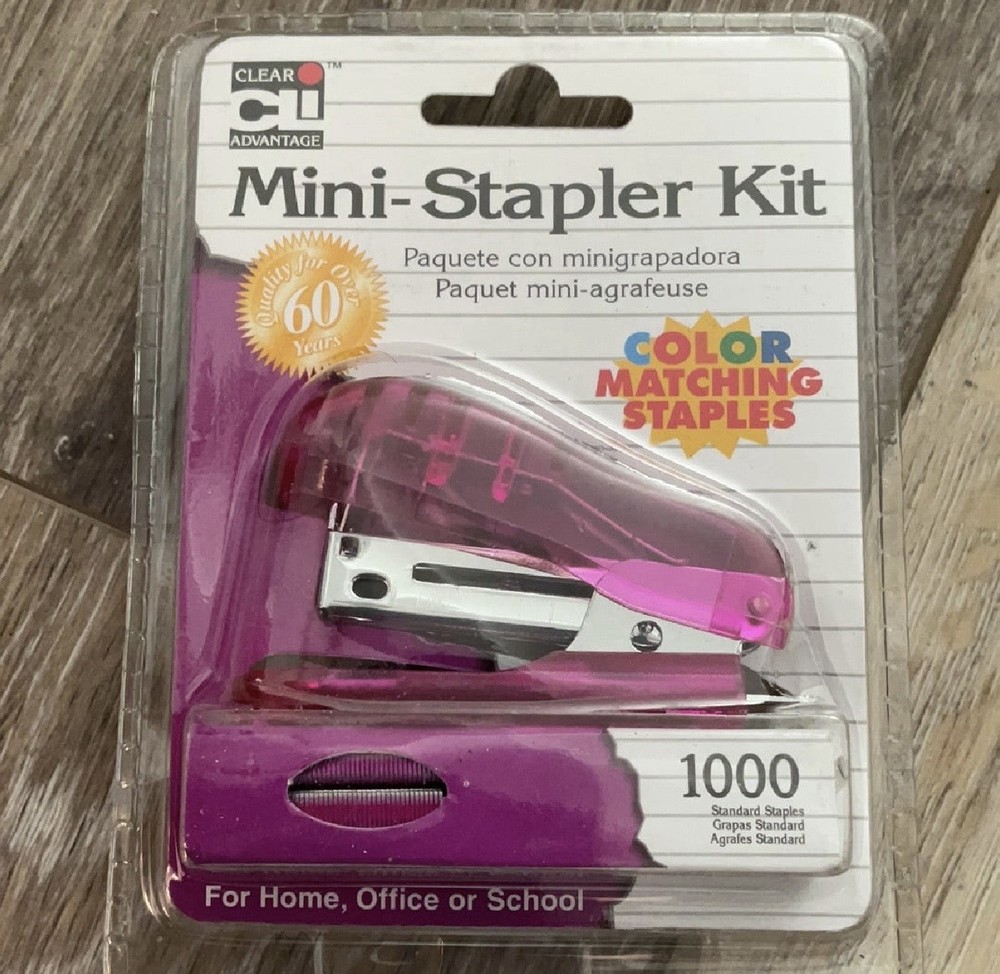 Mini Stapler Pink Tools