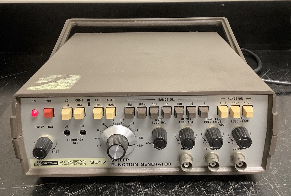 BK Precision Dynascan Corp 3017 Sweep Function Generator | No Power Supply