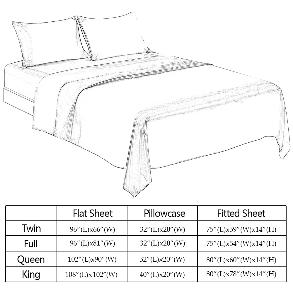 Luxury Silky Satin Sheet Set Bedding Fiited Sheets Soft Pillowcases Solid Color