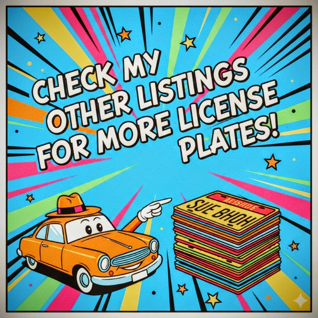 🟨Tennessee TN Tenn License Plate Tag 🟨 Volunteer 1983 80s Antique Classic 5964