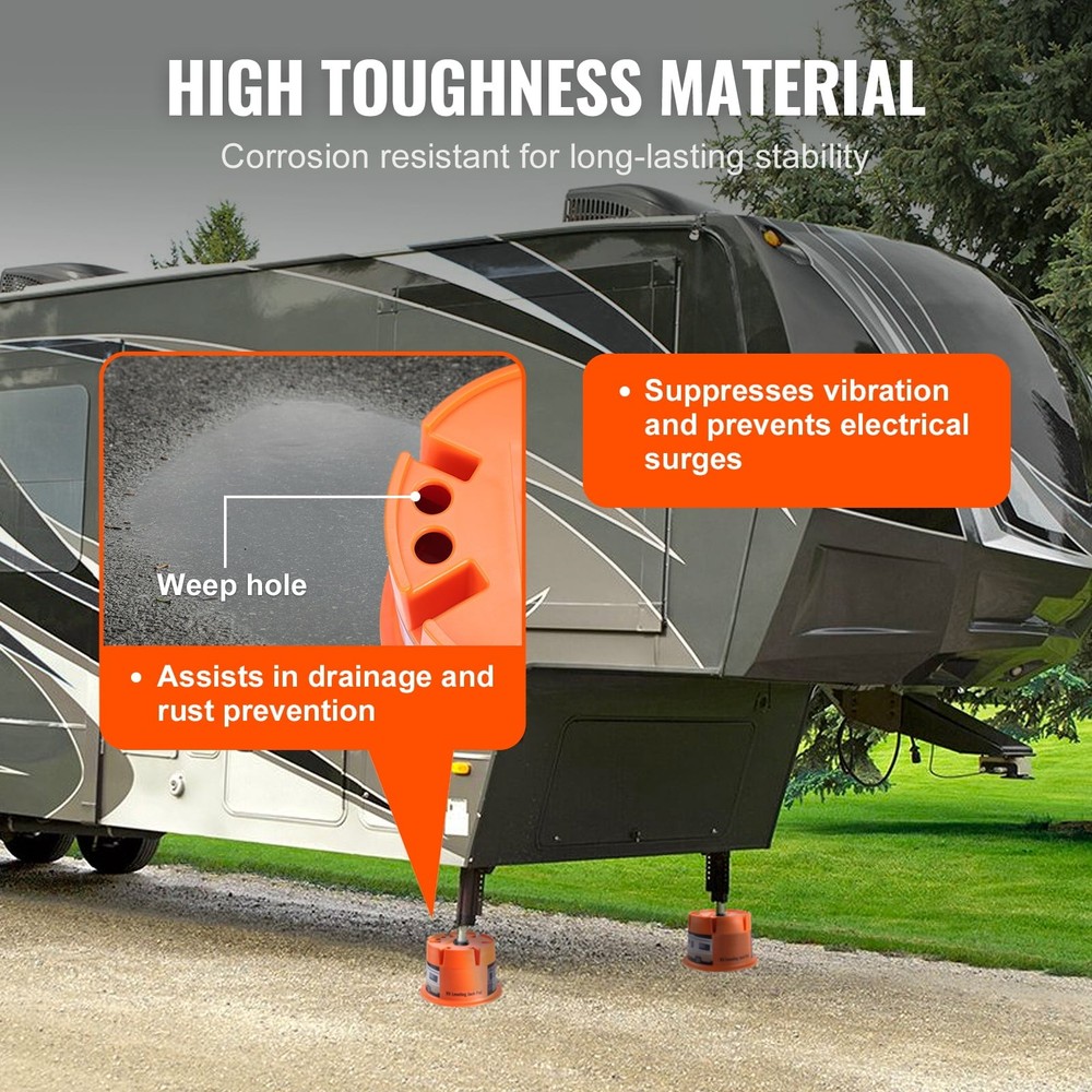 KFFKFF Trailer Stabilizer Blocks, 2000 lbs Load per Leveling Block, Premium