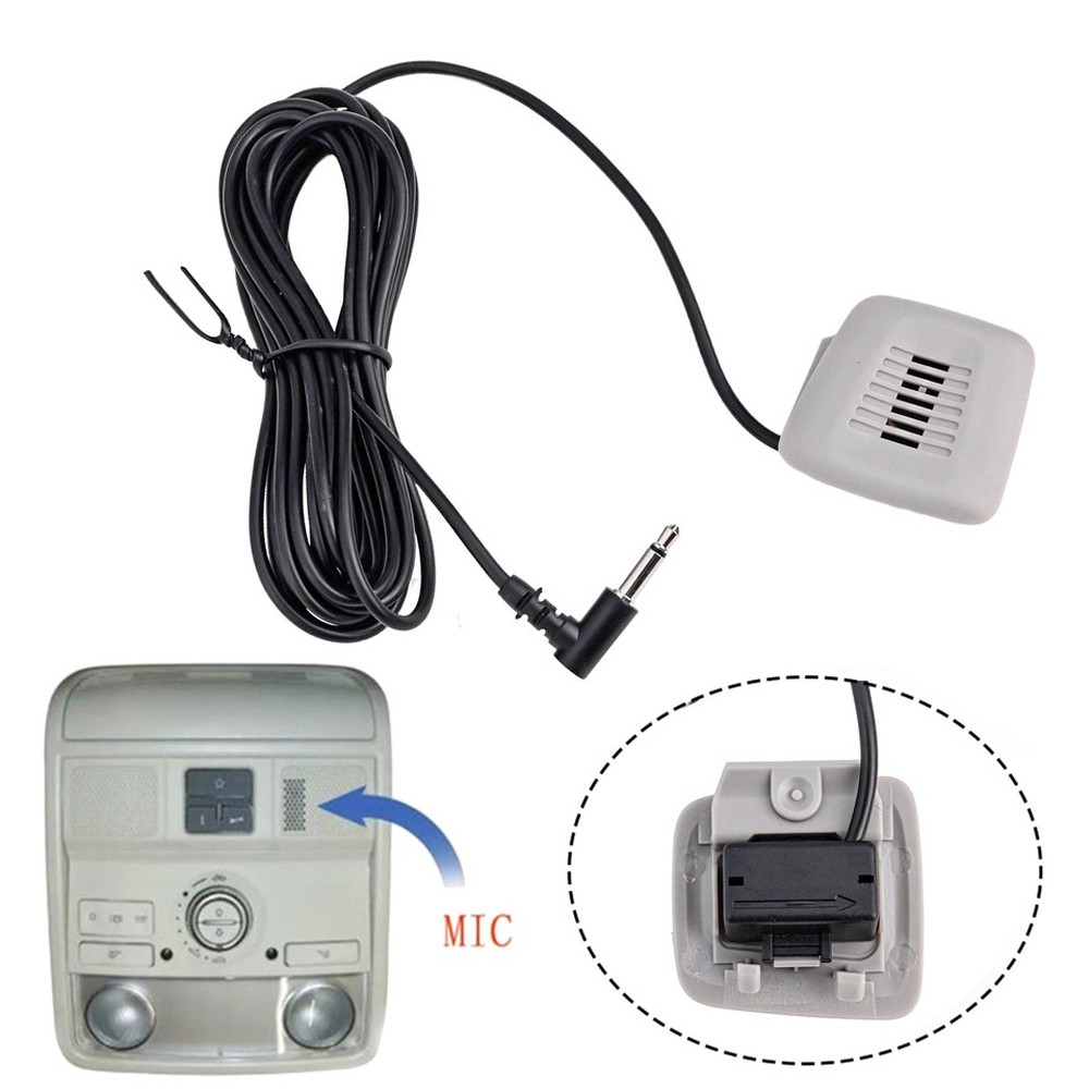 Car Audio Microphone 3.5mm Mic Stereo Wired External Microphone For BMW New